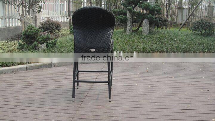 Club Pub Furniture Aluminium Rattan Bar Stool, Bar Stool Chair, Bar Stool High Chair