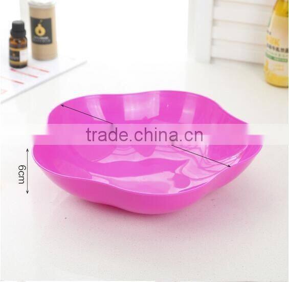 wholesale colorful plastic fruit tray fruit bowl snack tray nut bowl candy tray