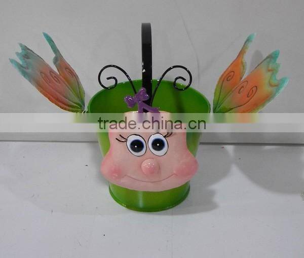 YS13315 garden decorationmetal butterfly planter made in Xiamen