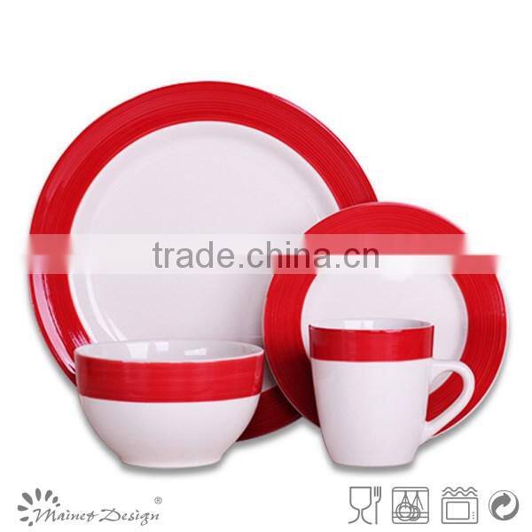 home use 16pcs ceramic stoneware dinnerware sets