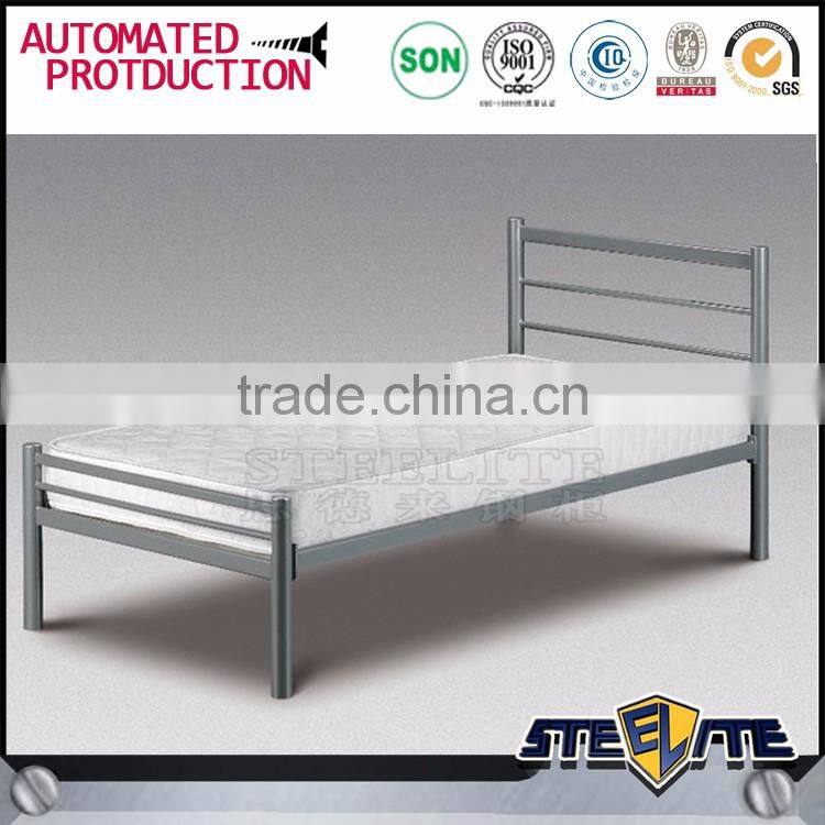 Europe hot style colorful children single bed pink metal bed