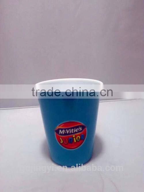 Newest products plastic cold color changing mugs