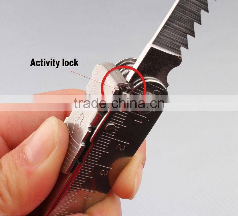 All locking features Stainless steel multi-tool