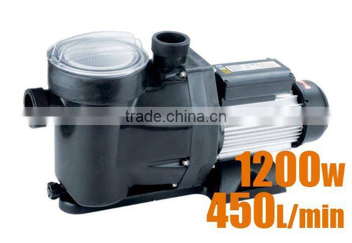 Swimming pool water pump with circulation system