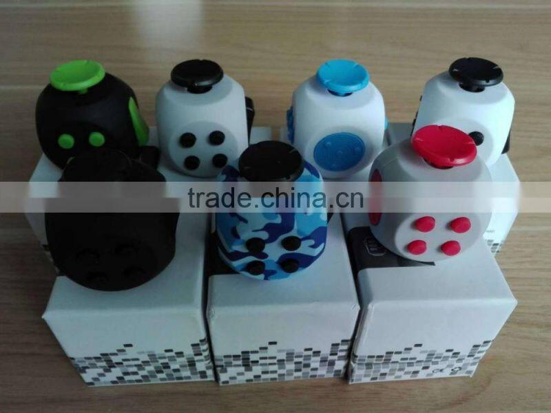 2017 newest design trending wholesale 3D magic full color Fidget Cube with high quality