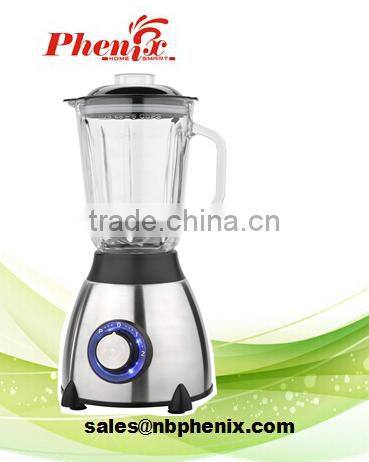 fashionable stainless steel table blender with led indicator