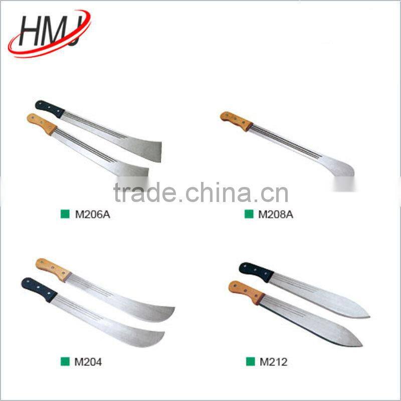 Low price high quality agricultural sugarcane Machete knives blade
