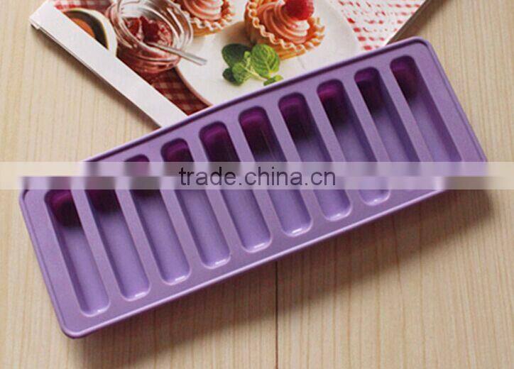 Safe Silicone Ice Cube Tray , Ice Cream Bar Molds
