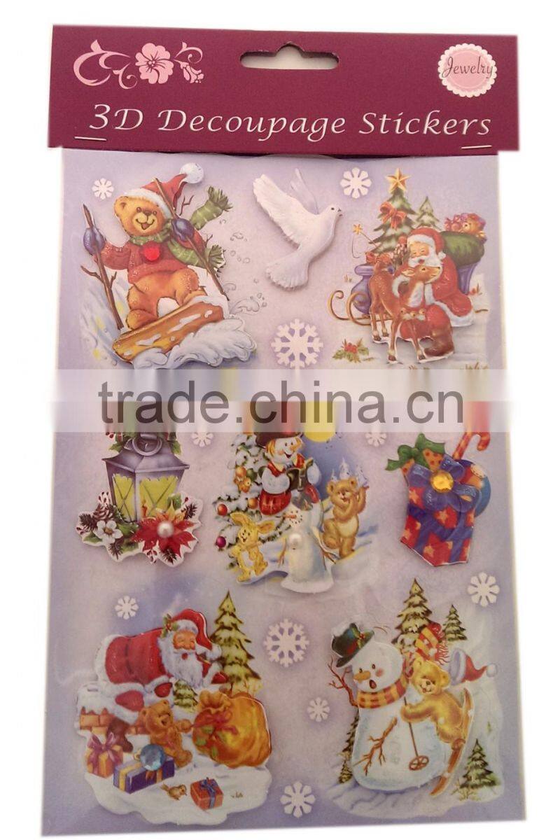 Epoxy Ribbon Sticker, Classical Epoxy Ribbon Sticker, Grace Foil Sticker