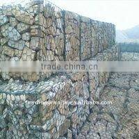 Wire Cages Rock Wall