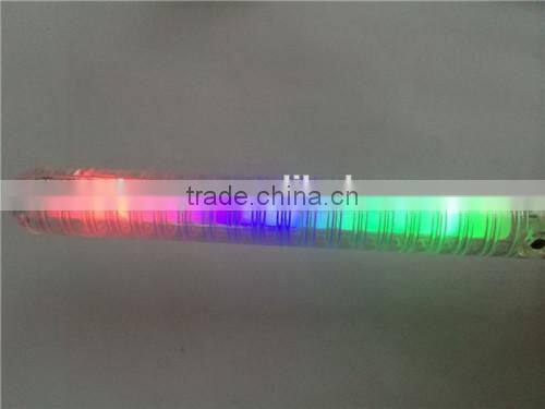 Colourful 7 LEDs flashing glow stick