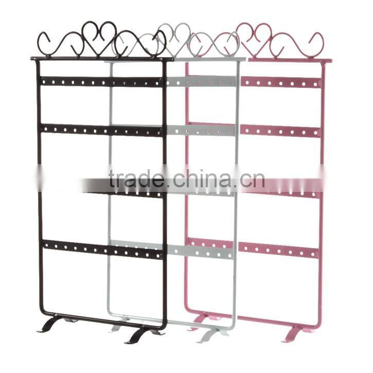 48 Hole Display Rack Metal Pierced Stand Earring Holder