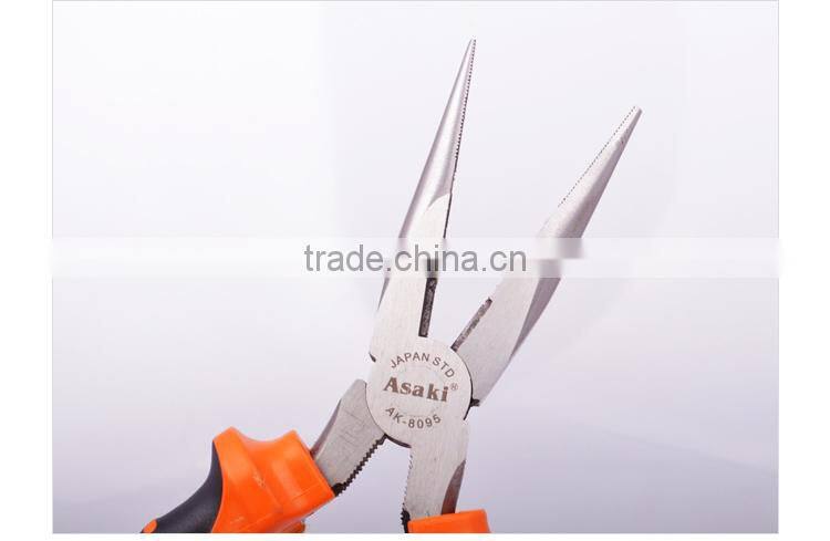 AK-8095 Competitive price Carbon steel Long nose Pliers