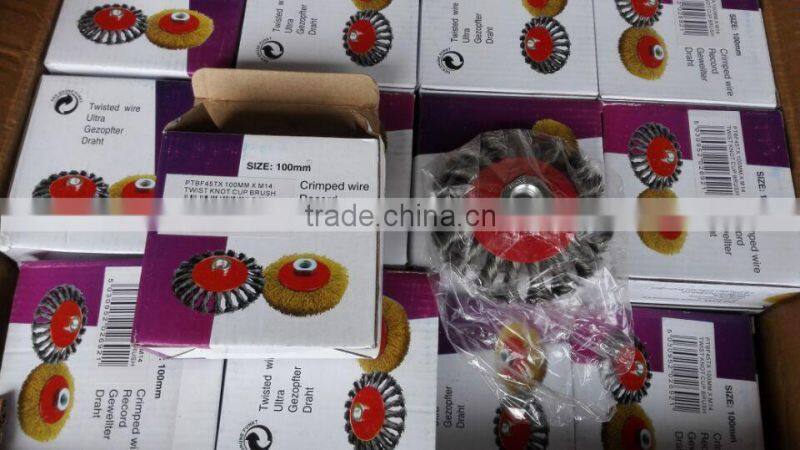 95mm x M14 FLAT TWIST KNOT BRUSH