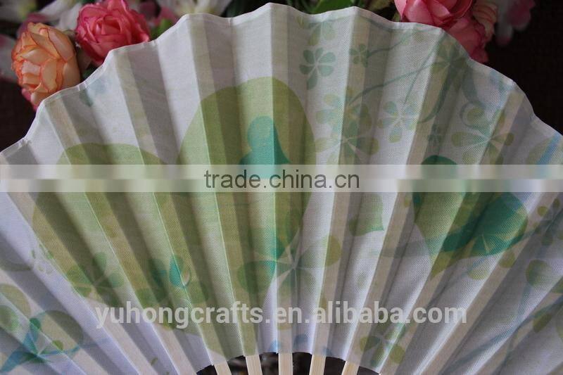 Promotional bamboo fans for wedding