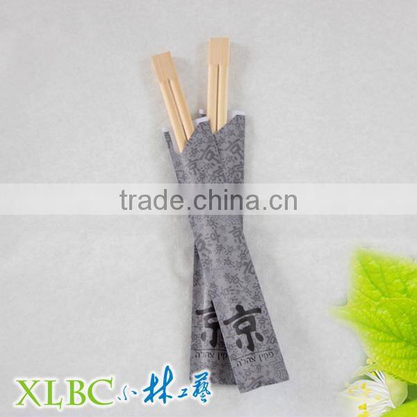 Disposable custom printed chopsticks with paper sleeve