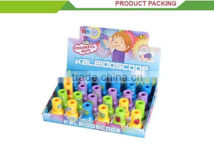 Most popular mini plastic toys rotating kaleidoscope keychain