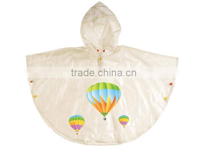 waterproof children raincoat/pvc kids raincoat