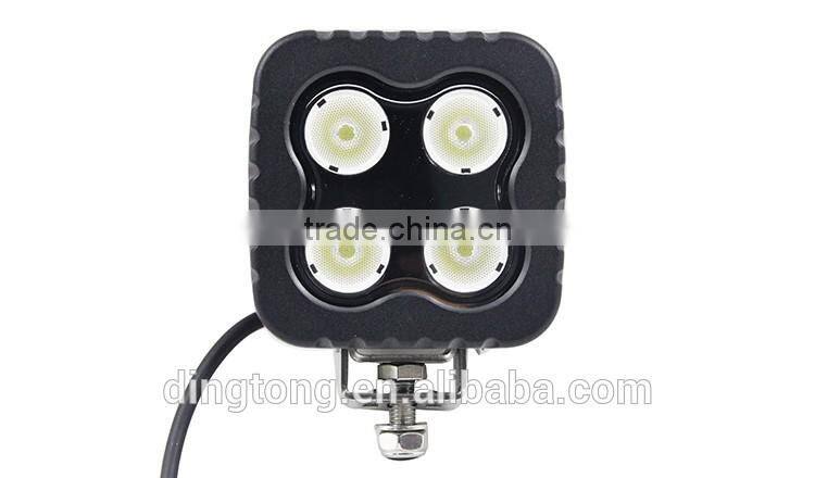 Square 60w Waterproof Off Road LED Work Light 12v 24v high quality led work lamp