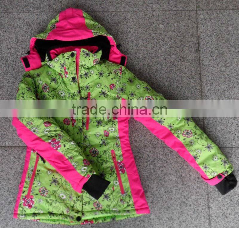 woman snow jacket, woman Waterproof Windproof jacket
