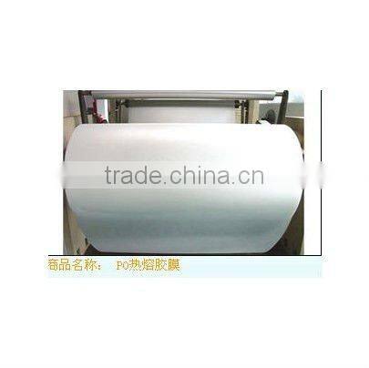 Hot melt adhesive glue film for PES