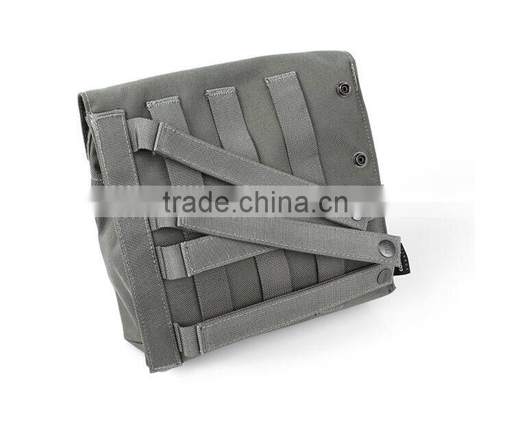 custom gray military tactical molle document small bag