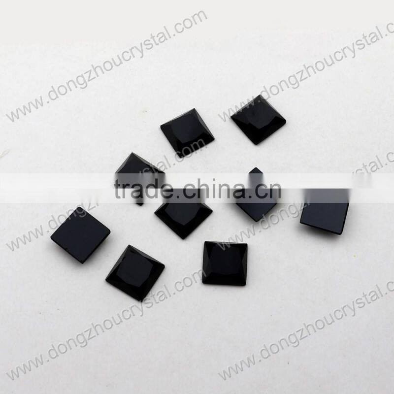 China hot sale decorative crystal flat back glass stone for jewelry accessories