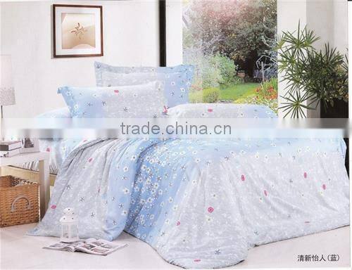 100%polyester disperse printed tulip flower design diamond velvet bedding set