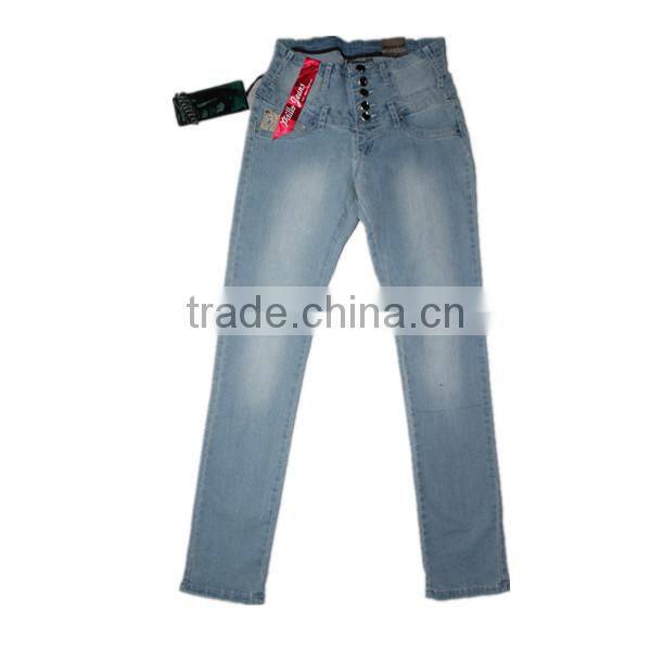 GZY Jeans women clearance stock lots wholesale China