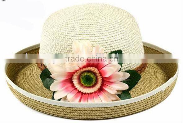 Cheap Straw Fashionable Fedora Hat,Fashion Straw Hat