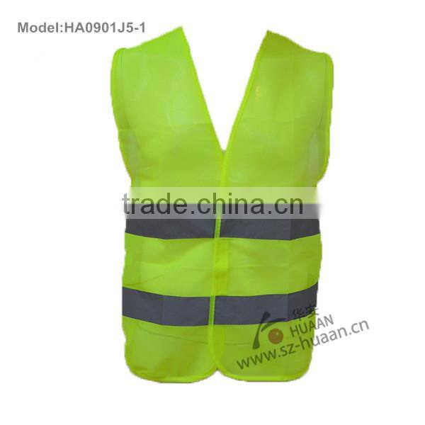 High visibility reflective vest with CE certificate