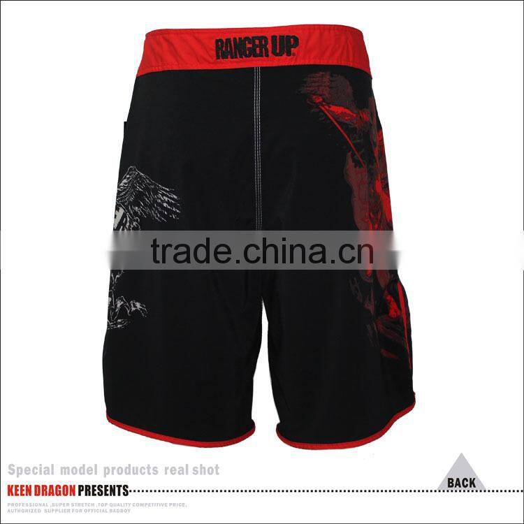 black printed shorts wholesale mma shorts for men top quality crossfit shorts