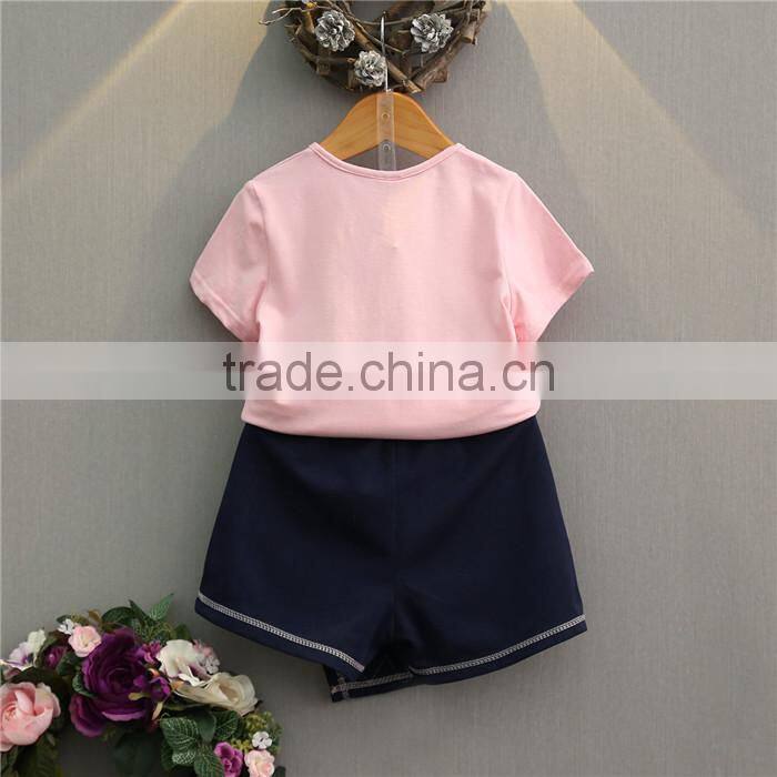 SS-970G Fashion New Kids Girls Clothes Set Summer Baby Outfits Boutique Girl Kids Clothing Sets