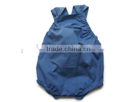 Wholesale Children Boutique Clothing Baby Soild Color Bodysuit Infant Girls Soft Casual Wear Rompers