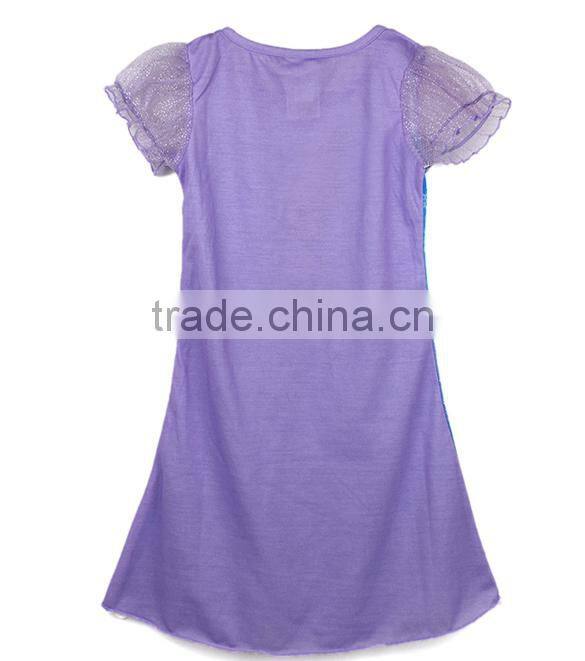 2014 New Fashion Girls Kids Baby Tutu Dress One Piece Tops Short Sleeve Skirts 1-9Y SV005259#