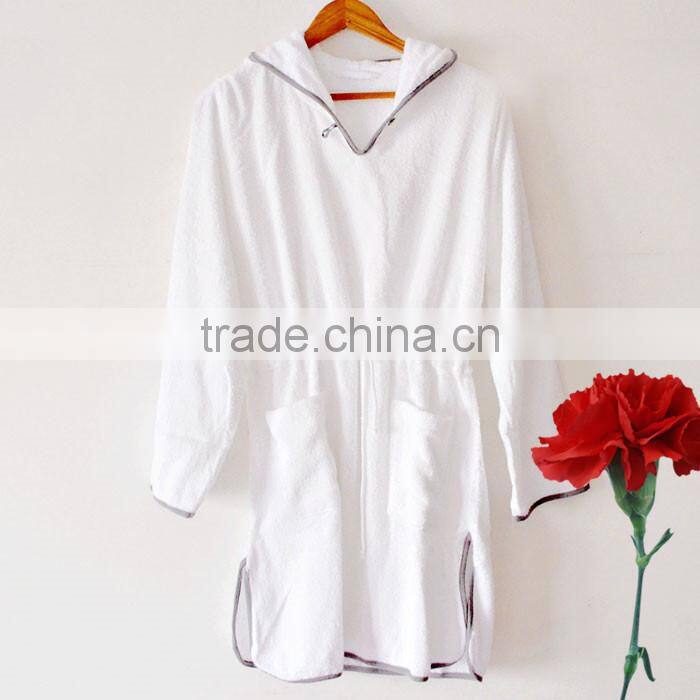 Wholesale Lady fashion 100% cotton bathrobe made in china
