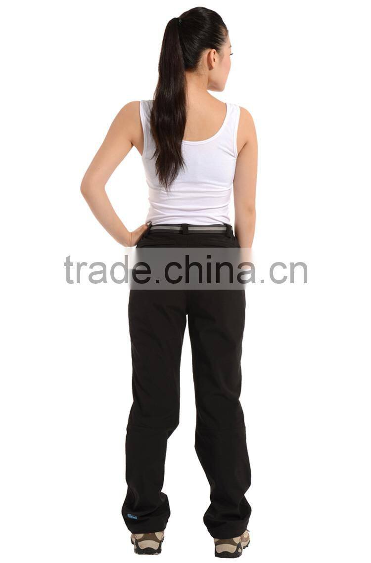 Outdoor Water Repellent Womens Softshell Trousers