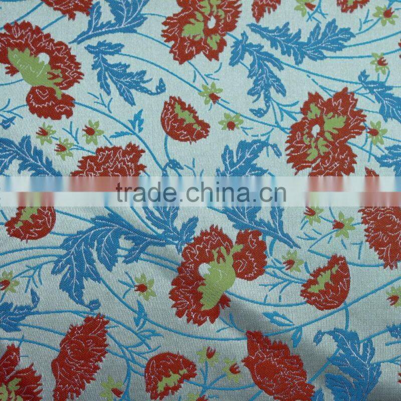 Factory customize woven colorful polyester textile fabric