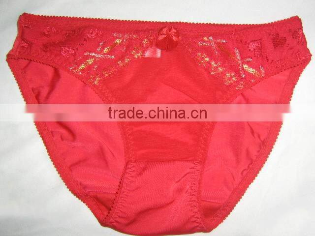women sexy full briefs red panty bikini high quality