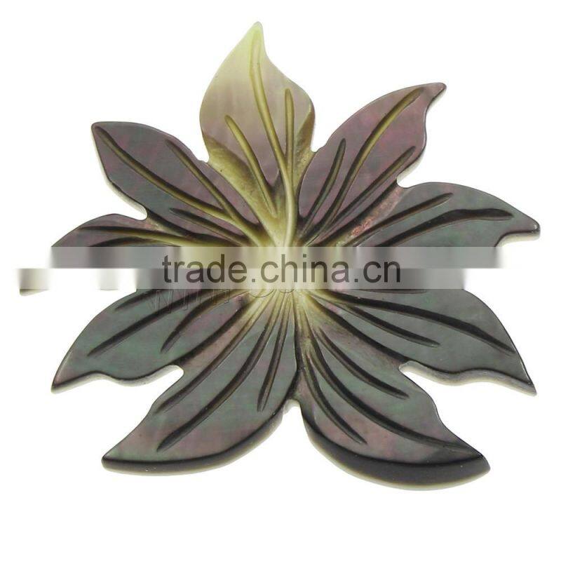 Natural Freshwater Shell Beads Flower custom beads engraved custom custom engraved metal beads