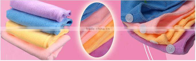 Multi-color super soft microfiber hair drying turban towel wrap