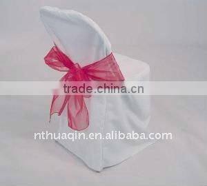 Polyester folding chair covers wedding chair cover decorative chair cover