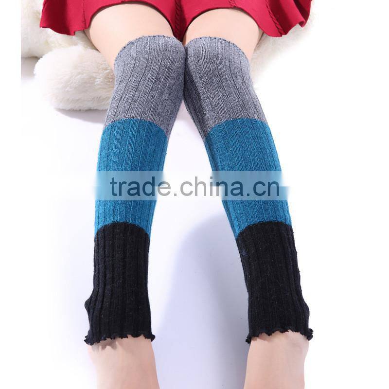 1 Pair Chic Womens Crochet Knit Leg Warmers Cuffs Toppers Boot Socks