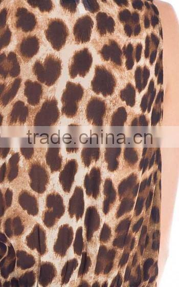 2016 Hot Selling Summer Jumpsuit Clothes Leopard Printing Women Playsuit Jumpsuits For Women