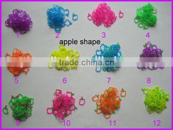 European top selling glow in the dark loom rubber bands