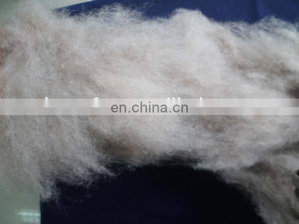 Hot sale Dehaired Chinese natural brown goat cashmere fibre with SGS