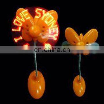 flashing fan desk fan message fan