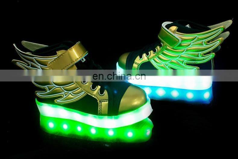 Wholesale children light sneakers colorful kid shoes 2016