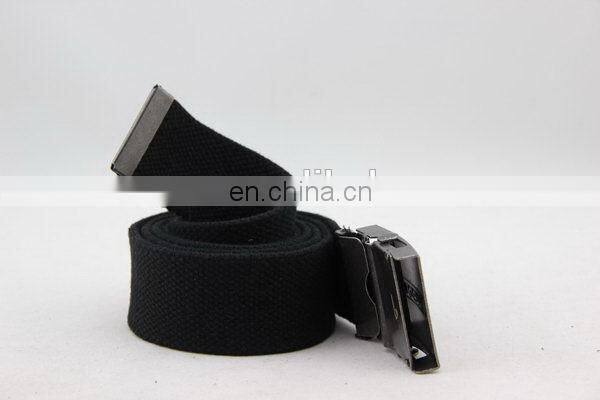 Canvas Belt With Metal Buckle Nickel-Free Belt Buckle