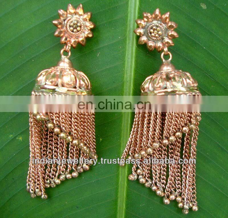 copper jewellery earrings manufacturer, copper jewelery earring exporter